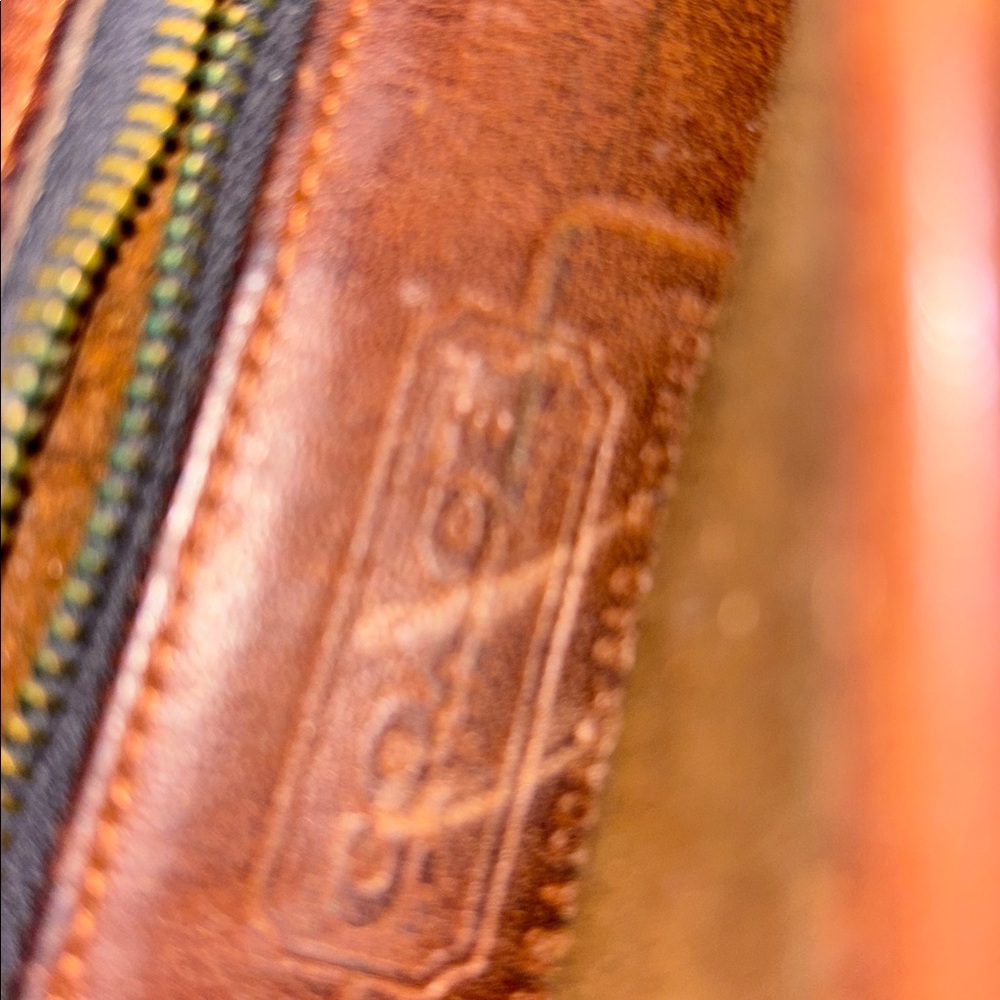 Coach vintage brown Leather envelope folio briefcase - Picture 9 of 9